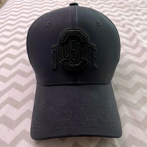 The Ohio State University Nike blackout baseball hat (elastic fit)